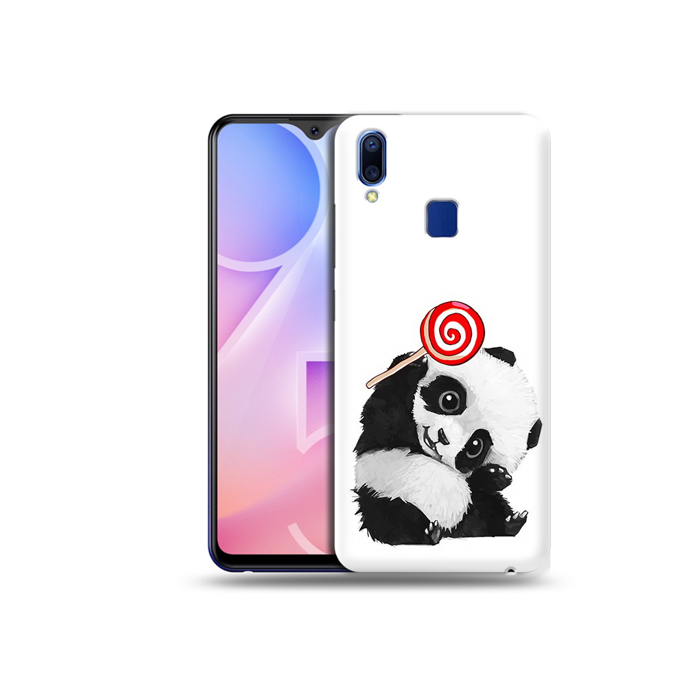 

Чехол MyPads Tocco для Vivo Y95 панда с леденцом (PT122996.436.534), Прозрачный, Tocco