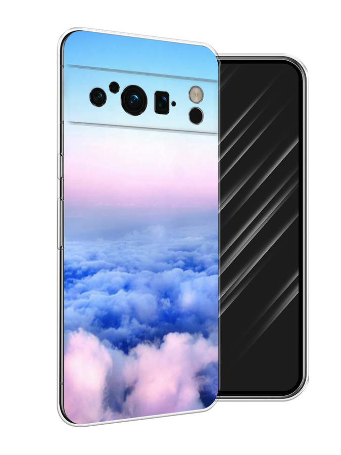 

Чехол Awog на Google Pixel 8 Pro "Облака", Голубой;розовый;бирюзовый, 271650-4