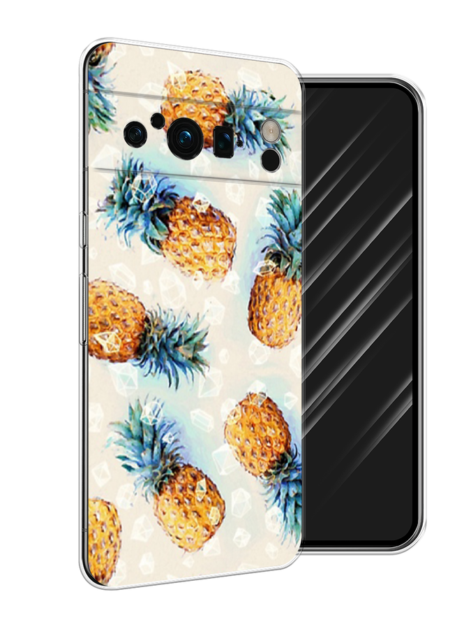 

Чехол Awog на Google Pixel 8 Pro "Ананасы", Бежевый, 271650-3