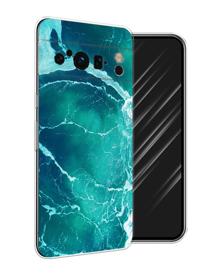 

Чехол Awog на Google Pixel 8 Pro "Изумрудный океан", Бирюзовый;синий, 271650-4