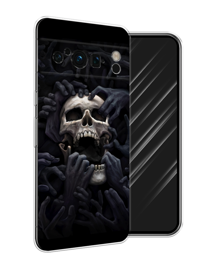 

Чехол Awog на Google Pixel 8 Pro "Череп 29", Черный;серый, 271650-9