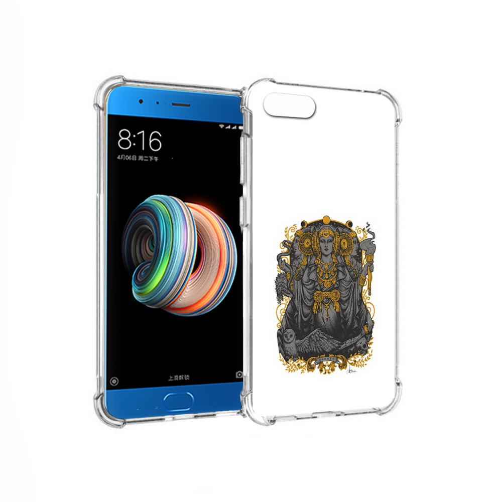 

Чехол MyPads Tocco для Xiaomi Mi Note 3 божество с золотыми элементами (PT99401.307.241), Прозрачный, Tocco