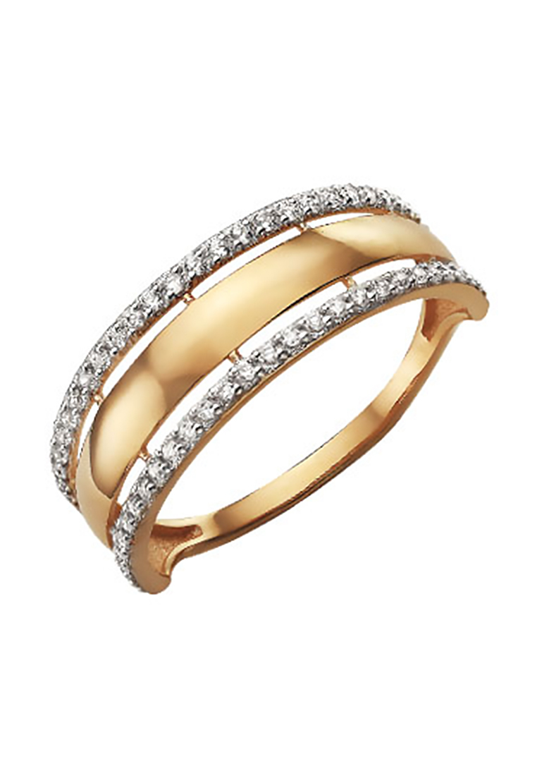

Кольцо из золота р.  Kari Jewelry КЛ-75100, фианит, КЛ-75100