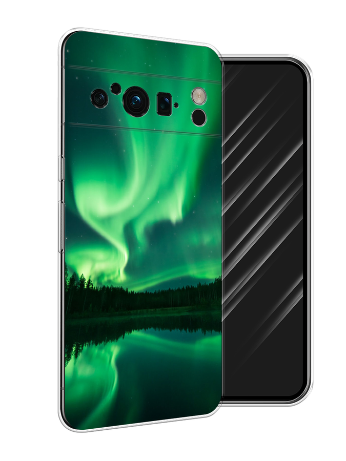 

Чехол Awog на Google Pixel 8 Pro "Ночные пейзажи 7", Зеленый;черный, 271650-4