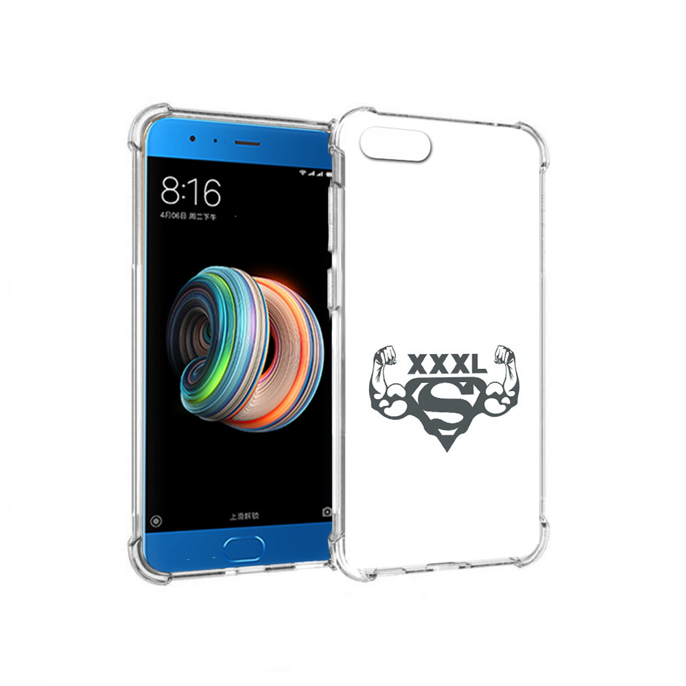 

Чехол MyPads Tocco для Xiaomi Mi Note 3 бодибилдинг супермен (PT99401.307.237), Прозрачный, Tocco