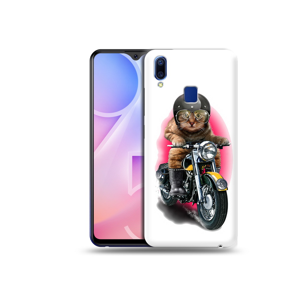 

Чехол MyPads Tocco для Vivo Y95 мото-кот (PT122996.436.485), Прозрачный, Tocco
