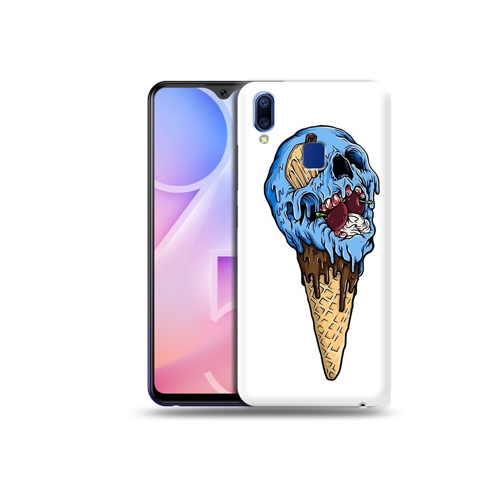 

Чехол MyPads Tocco для Vivo Y95 мороженное череп (PT122996.436.484), Прозрачный, Tocco