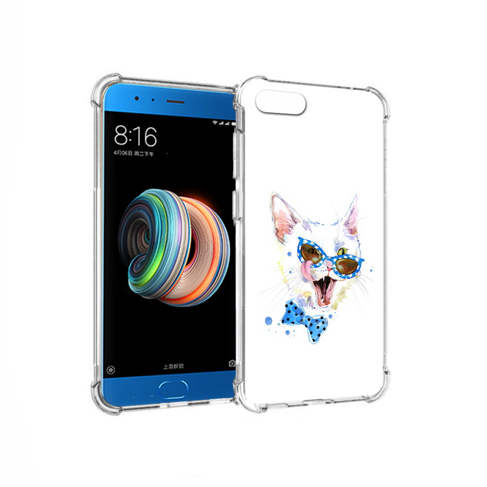 

Чехол MyPads Tocco для Xiaomi Mi Note 3 белый кот (PT99401.307.229), Прозрачный, Tocco