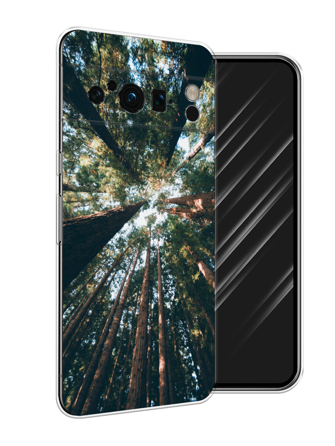 

Чехол Awog на Google Pixel 8 Pro "Лес 18", Зеленый;коричневый, 271650-4