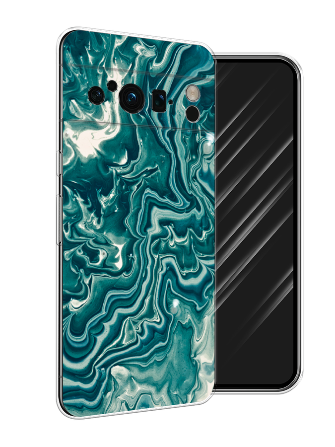

Чехол Awog на Google Pixel 8 Pro "Минералы 4", Бирюзовый, 271650-3