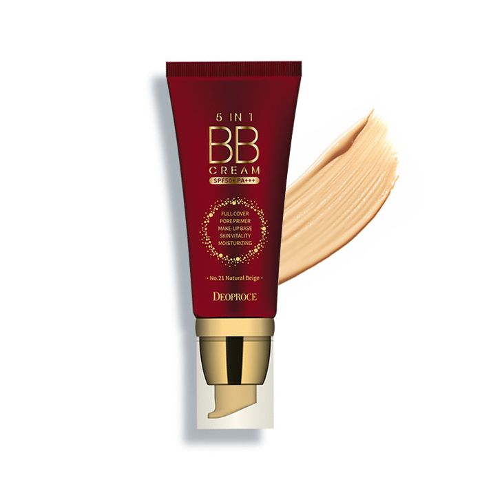 

Крем DEOPROCE 5 IN 1 BB CREAM NO.21 NATURAL BEIGE (50 гр)