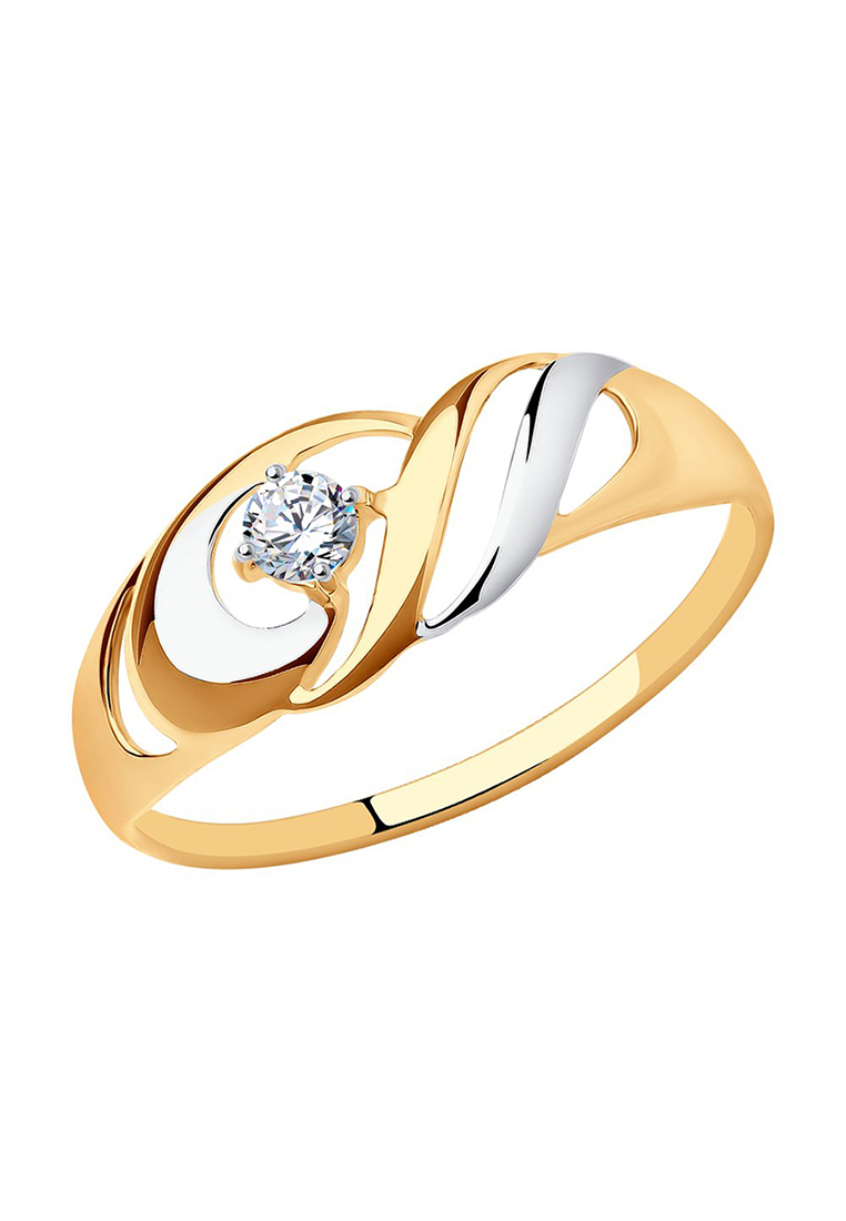 

Кольцо из золота р.  Kari Jewelry К132-2648, фианит, К132-2648