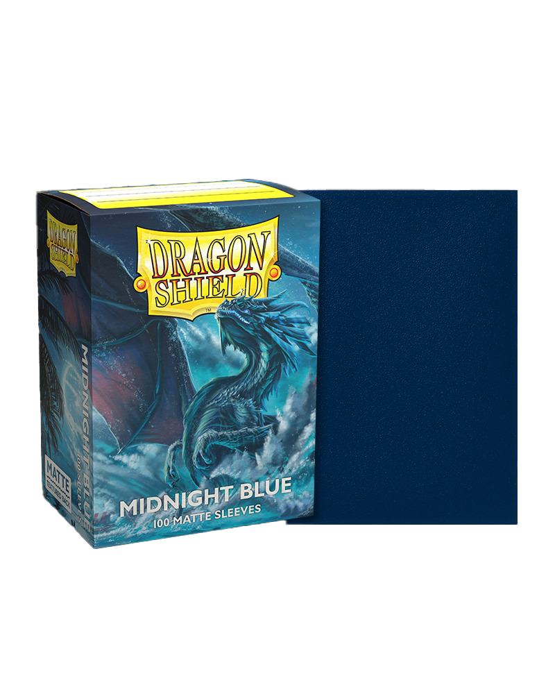 Протекторы Dragon Shield Полуночный синий 64x89 мм, 100 шт для карт MTG, Pokemon