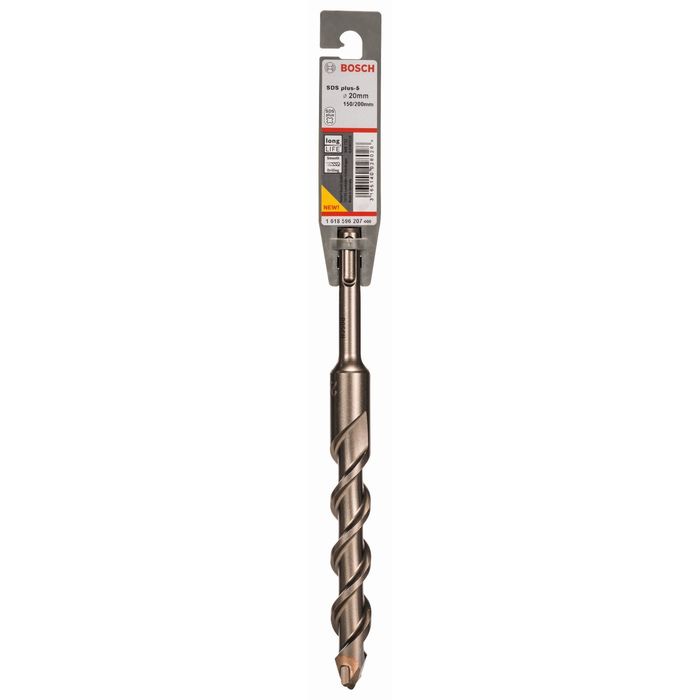 

Бур по бетону BOSCH 1618596207, SDS plus-5, 20x150x200 мм
