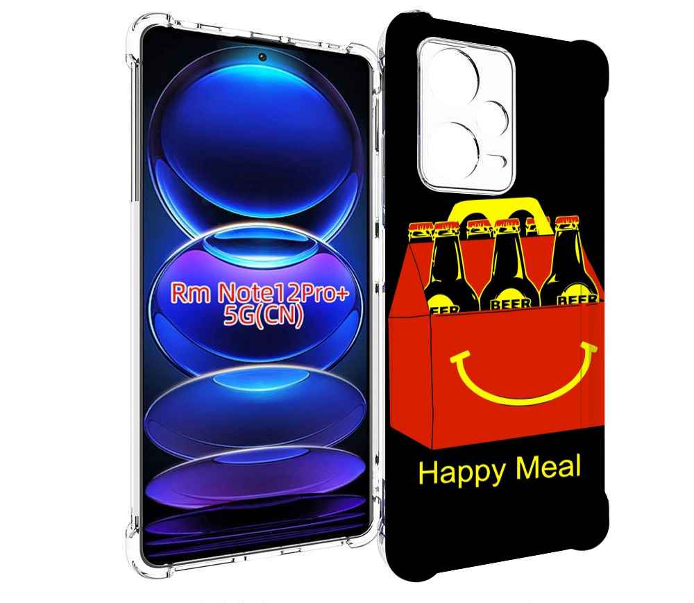 

Чехол MyPads Happy Meal для Xiaomi Redmi Note 12 Pro + Plus, Прозрачный, Tocco