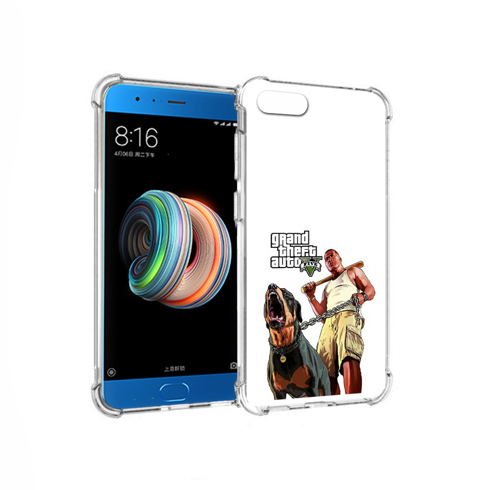 

Чехол MyPads Tocco для Xiaomi Mi Note 3 GTA грозная собака (PT99401.307.18), Прозрачный, Tocco