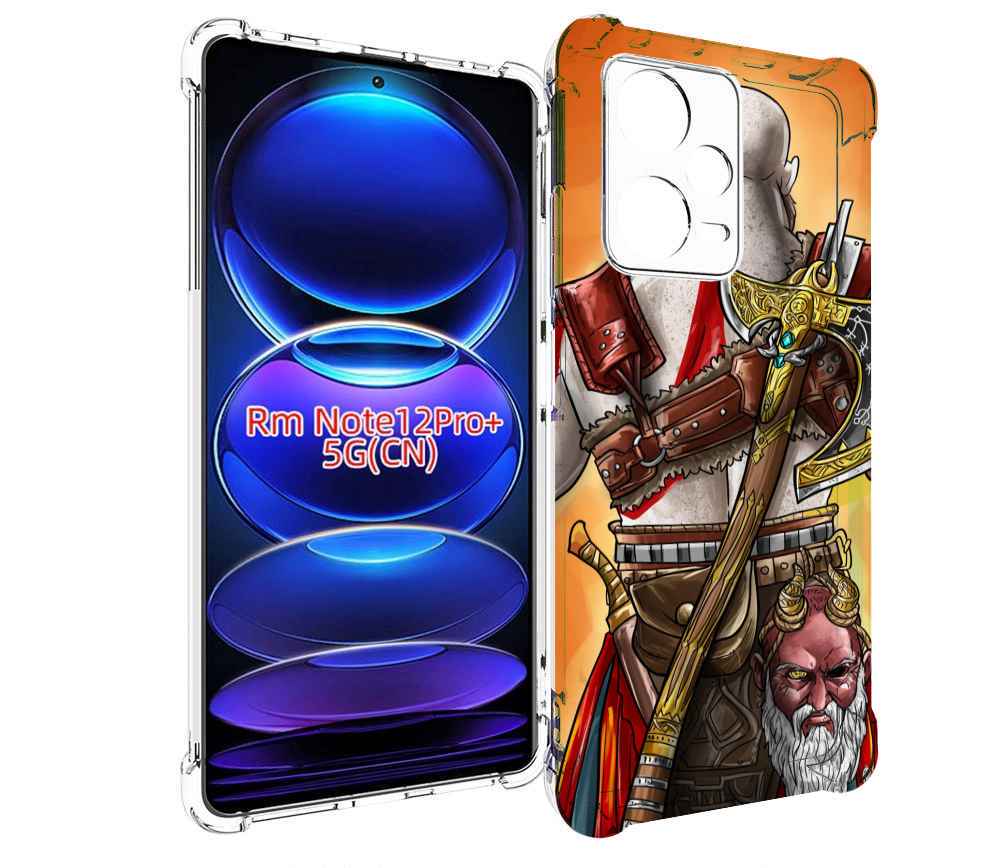 

Чехол MyPads God of War для Xiaomi Redmi Note 12 Pro + Plus, Прозрачный, Tocco