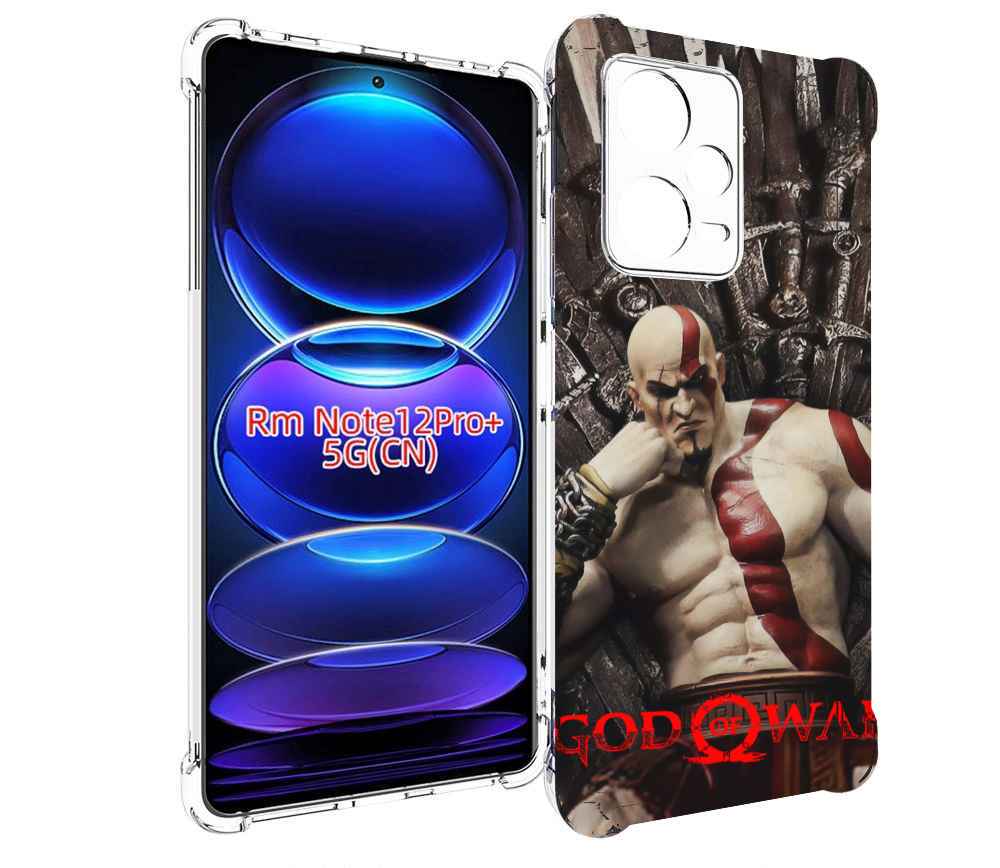 

Чехол MyPads God of War Кратос для Xiaomi Redmi Note 12 Pro + Plus, Прозрачный, Tocco
