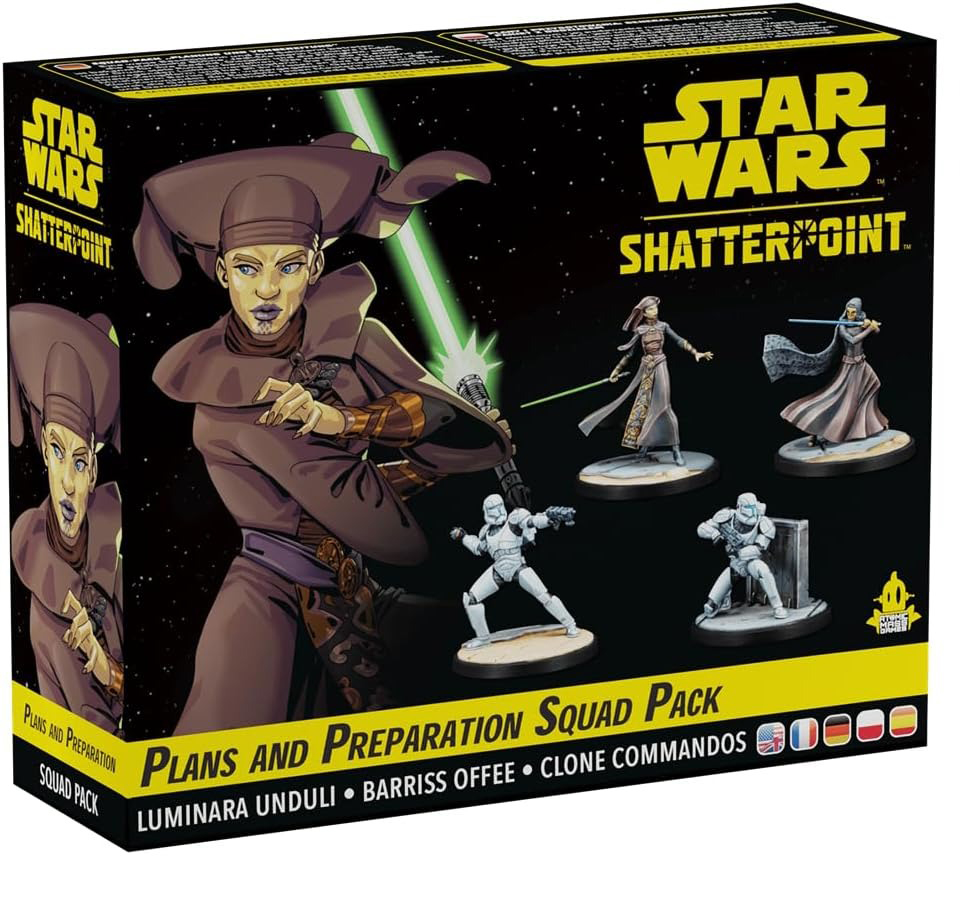 Миниатюры для игры Asmodee Star Wars Shatterpoint: Plans and Preparation Squad Pack