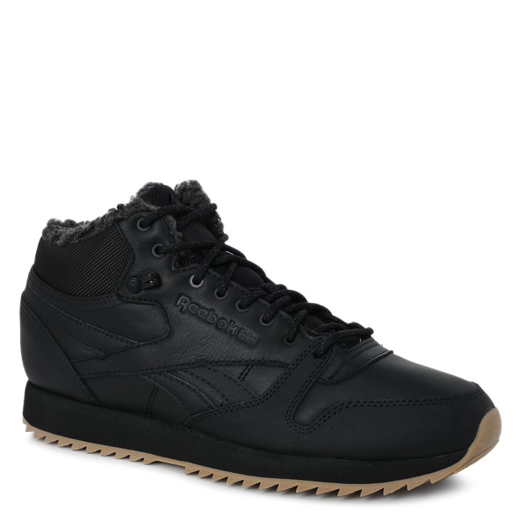 

Кроссовки мужские Reebok CL LTHR MID RIPPLE черные 43 EU, CL LTHR MID RIPPLE