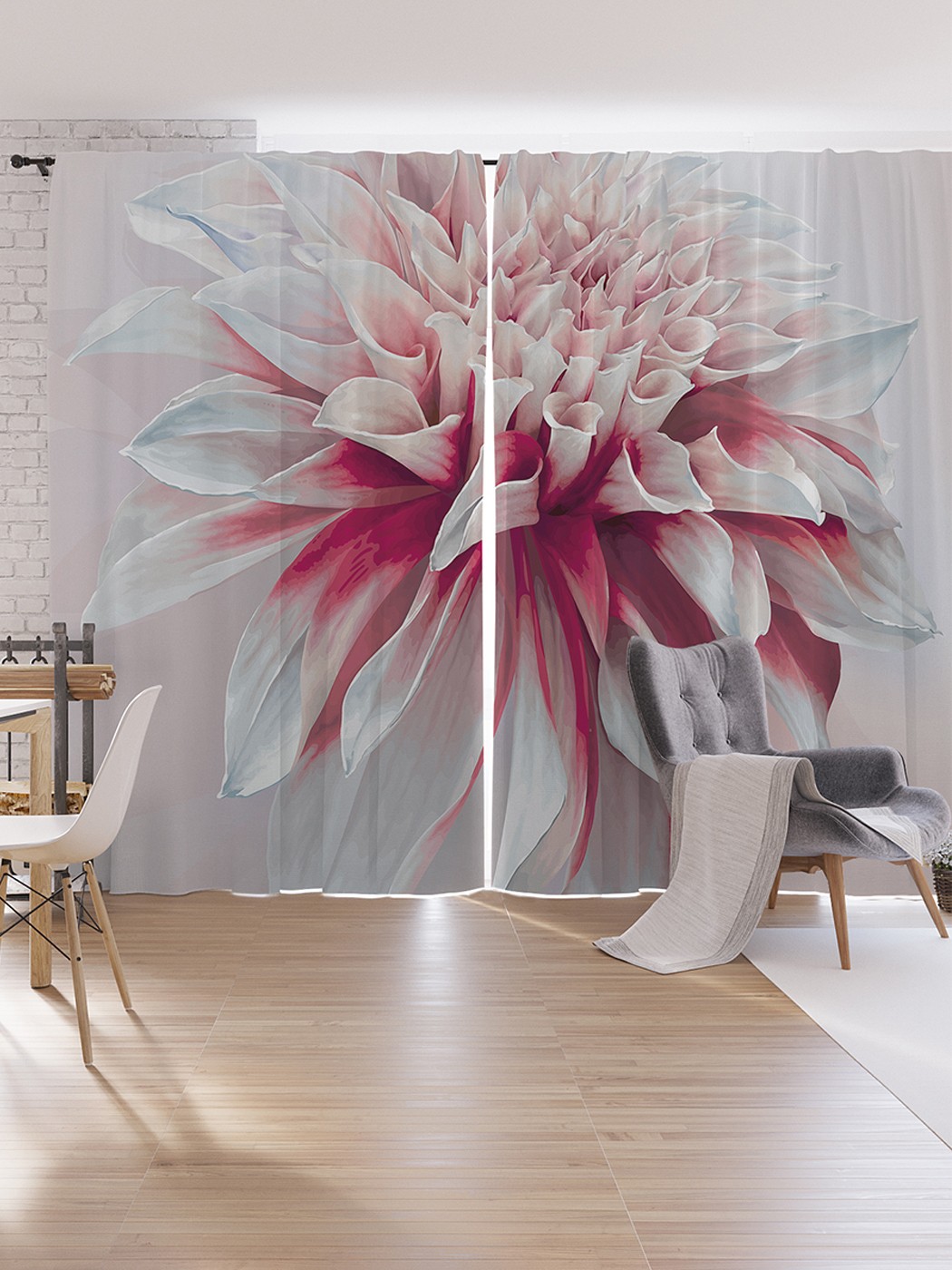 

Шторы под лён JoyArty "Жизнь с цветами", серия Oxford DeLux, 340х265 см, Жизнь с цветами