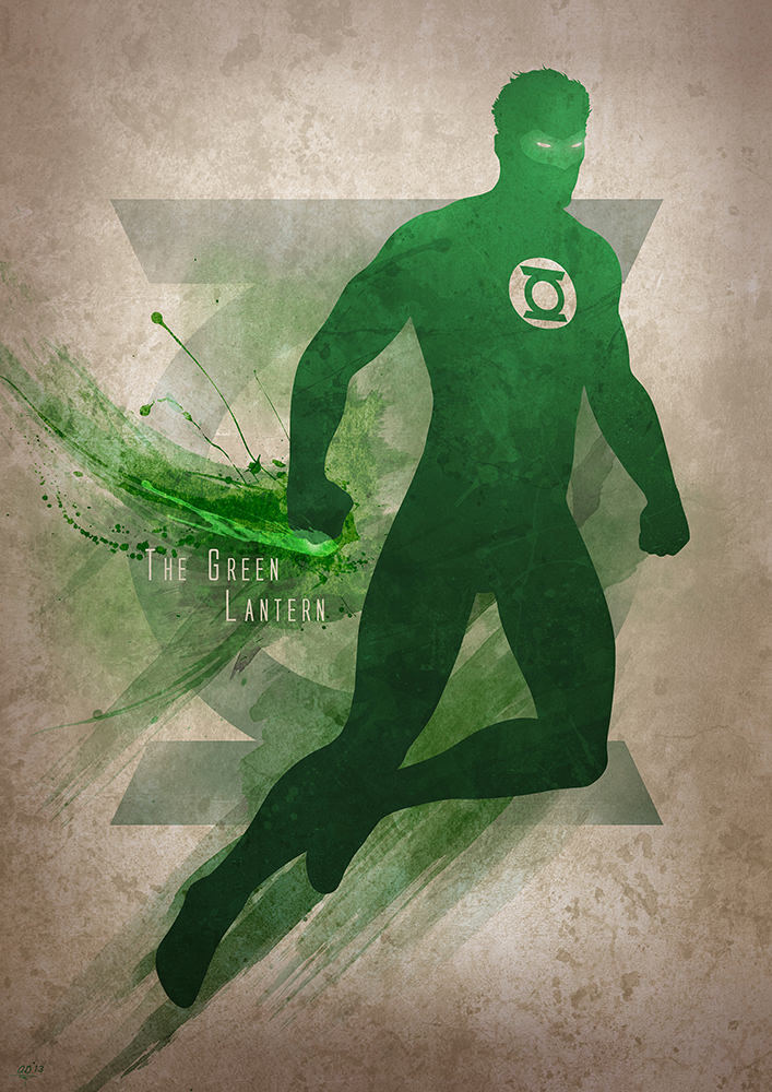 

Большой кино постер к фильму на стену Green Lantern 40х50 см без рамы, AGGREEN