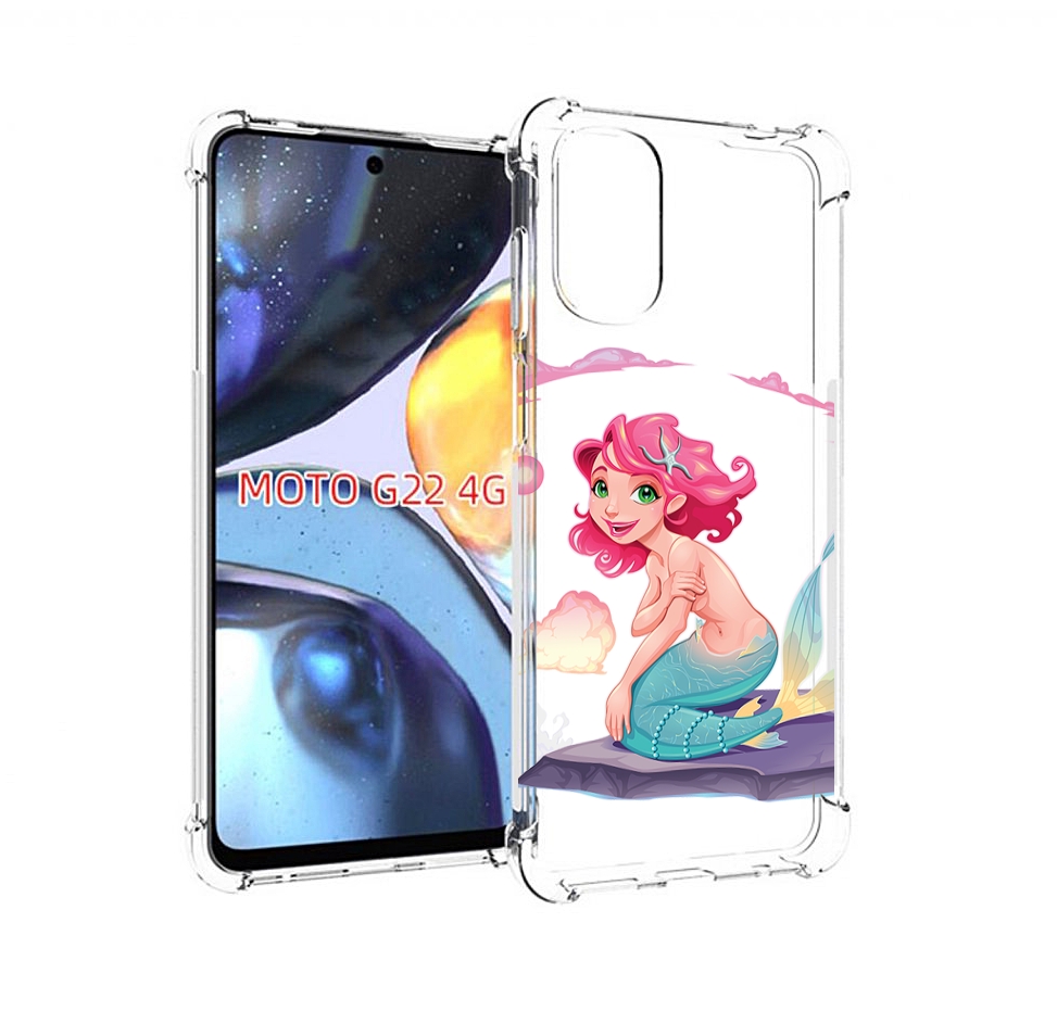 

Чехол MyPads русалочка для Motorola Moto G22 4G, Прозрачный, Tocco