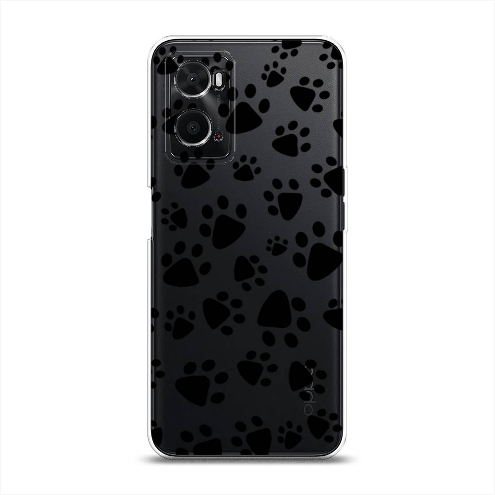 

Чехол Awog на Oppo A36 "Лапки черные", Разноцветный, 259950-2