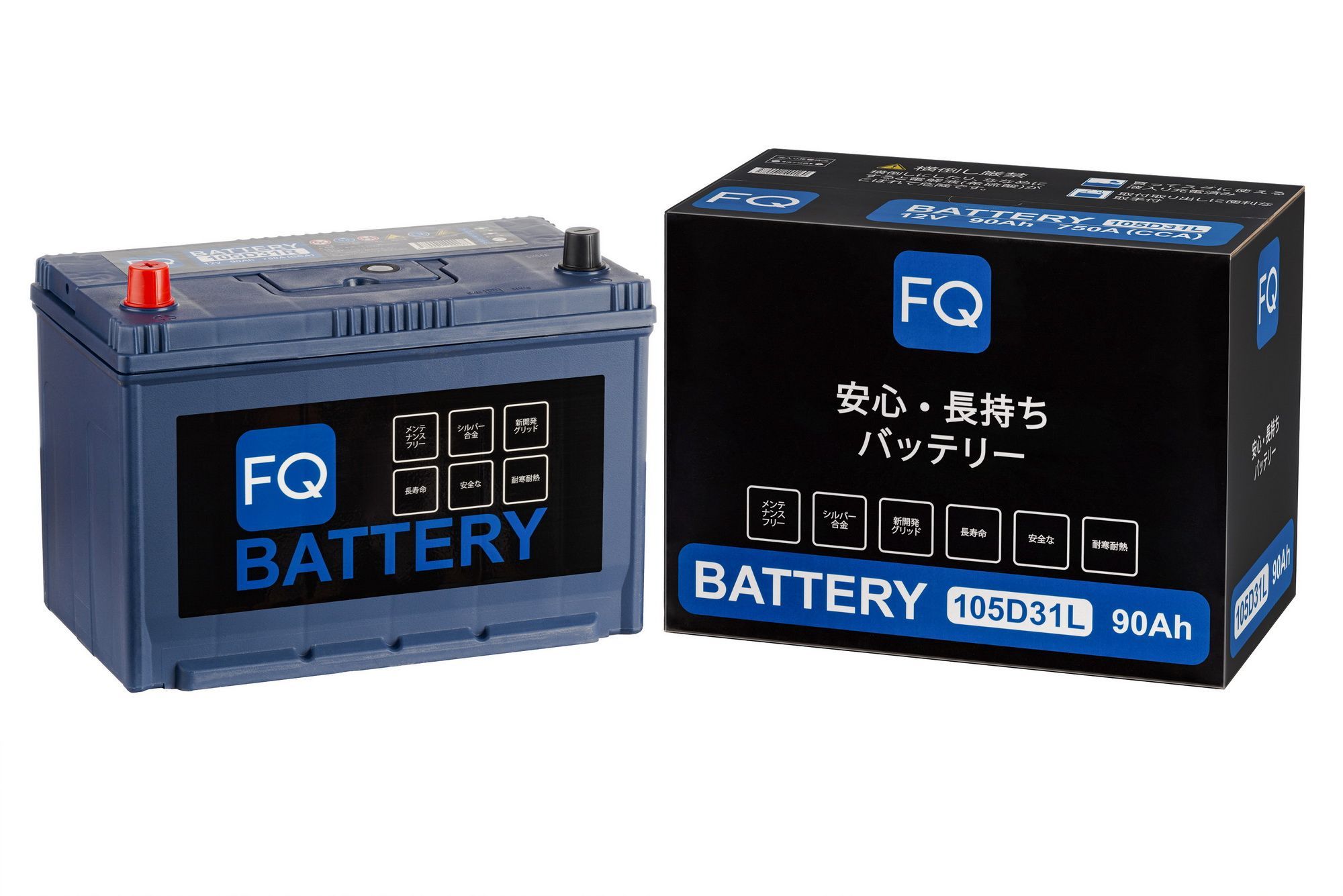 

Fq Аккумуляторная Батарея Blue Energy 105D31L 90Ah 750A 303X172X200 Полярность L-Обратная