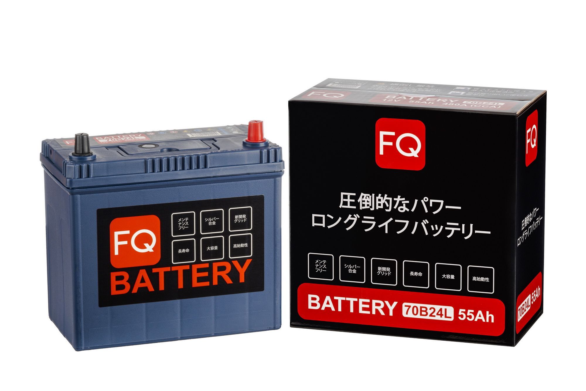 

Fq Аккумуляторная Батарея Red Energy 70B24L 55Ah 480A 235X127X200 Полярность L-Обратная Ji