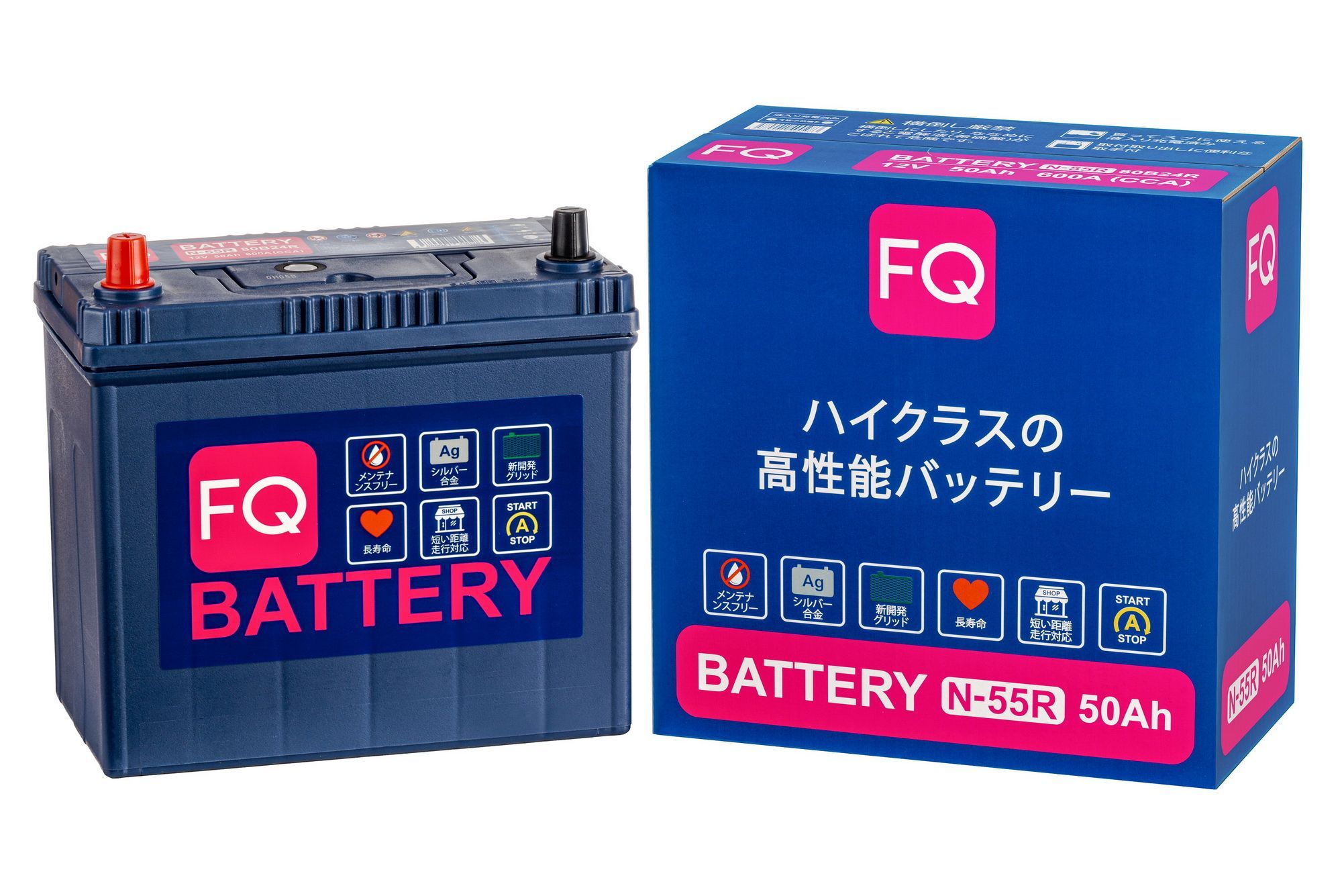 Fq Аккумуляторная Батарея Cosmo Efb (Start-Stop) N-55R 80B24R 50Ah 600A 235X127X200 Полярн