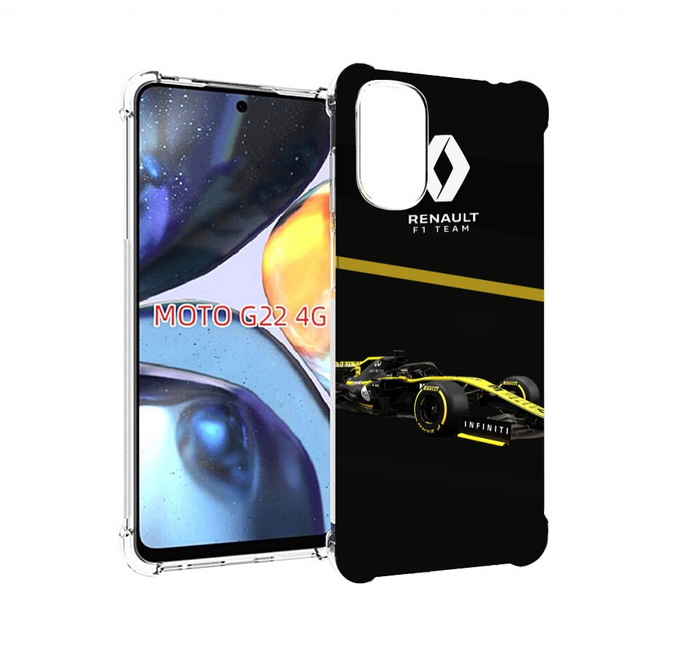 

Чехол MyPads рено renault 2 для Motorola Moto G22 4G, Прозрачный, Tocco