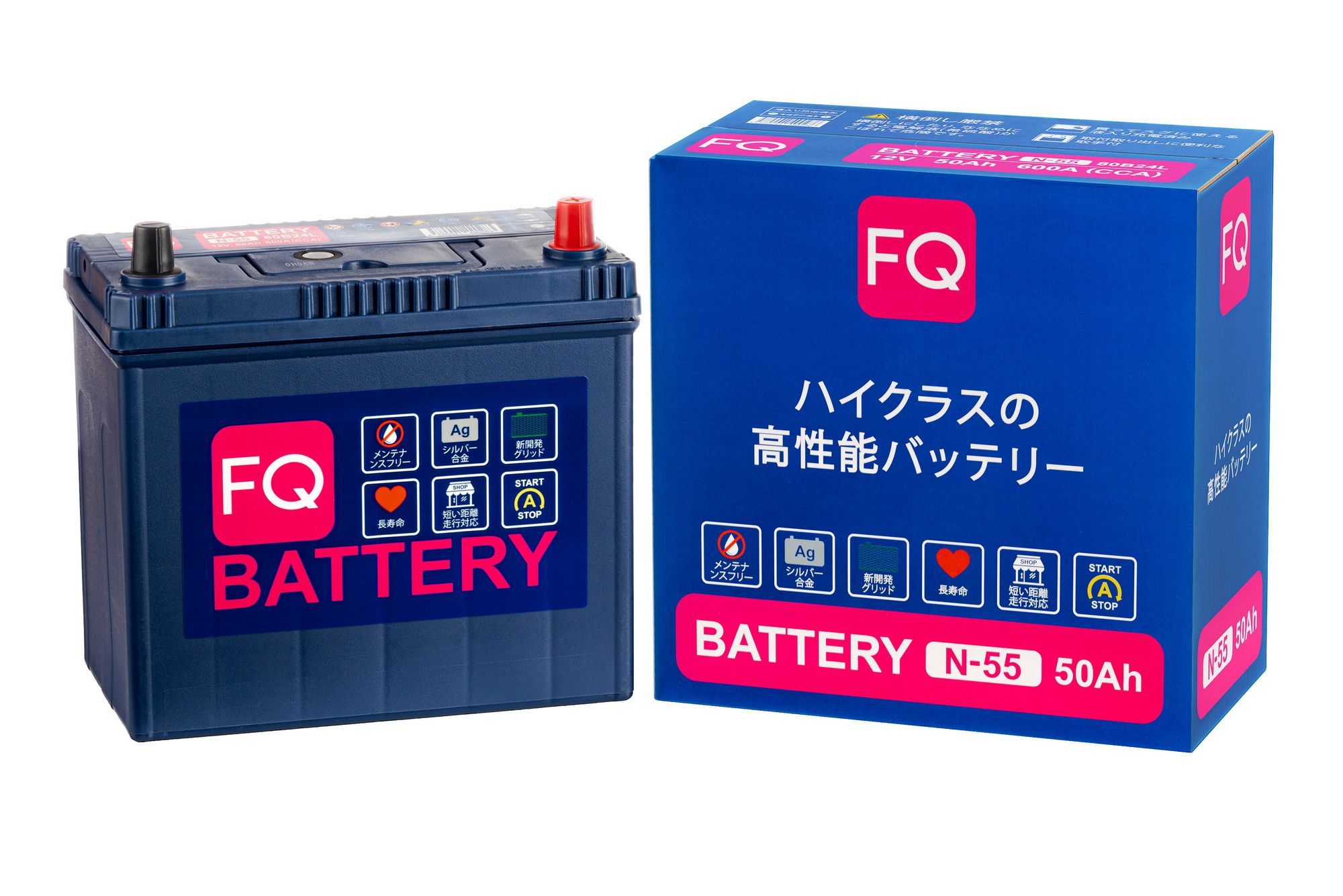 Fq Аккумуляторная Батарея Cosmo Efb (Start-Stop) N-55 80B24L 50Ah 600A 235X127X200 Полярно