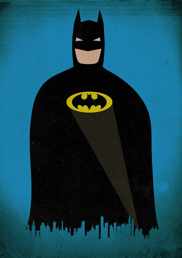

Большой кино постер к фильму на стену Batman 60х90 см без рамы, MNBATMAN