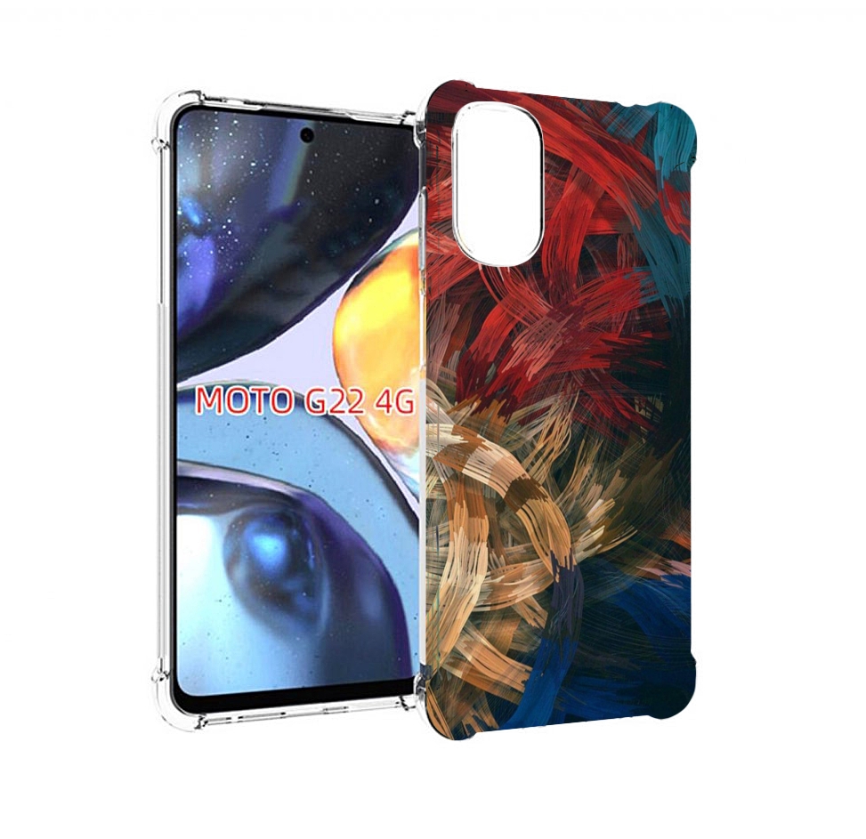 

Чехол MyPads раскрашенная медь для Motorola Moto G22 4G, Прозрачный, Tocco