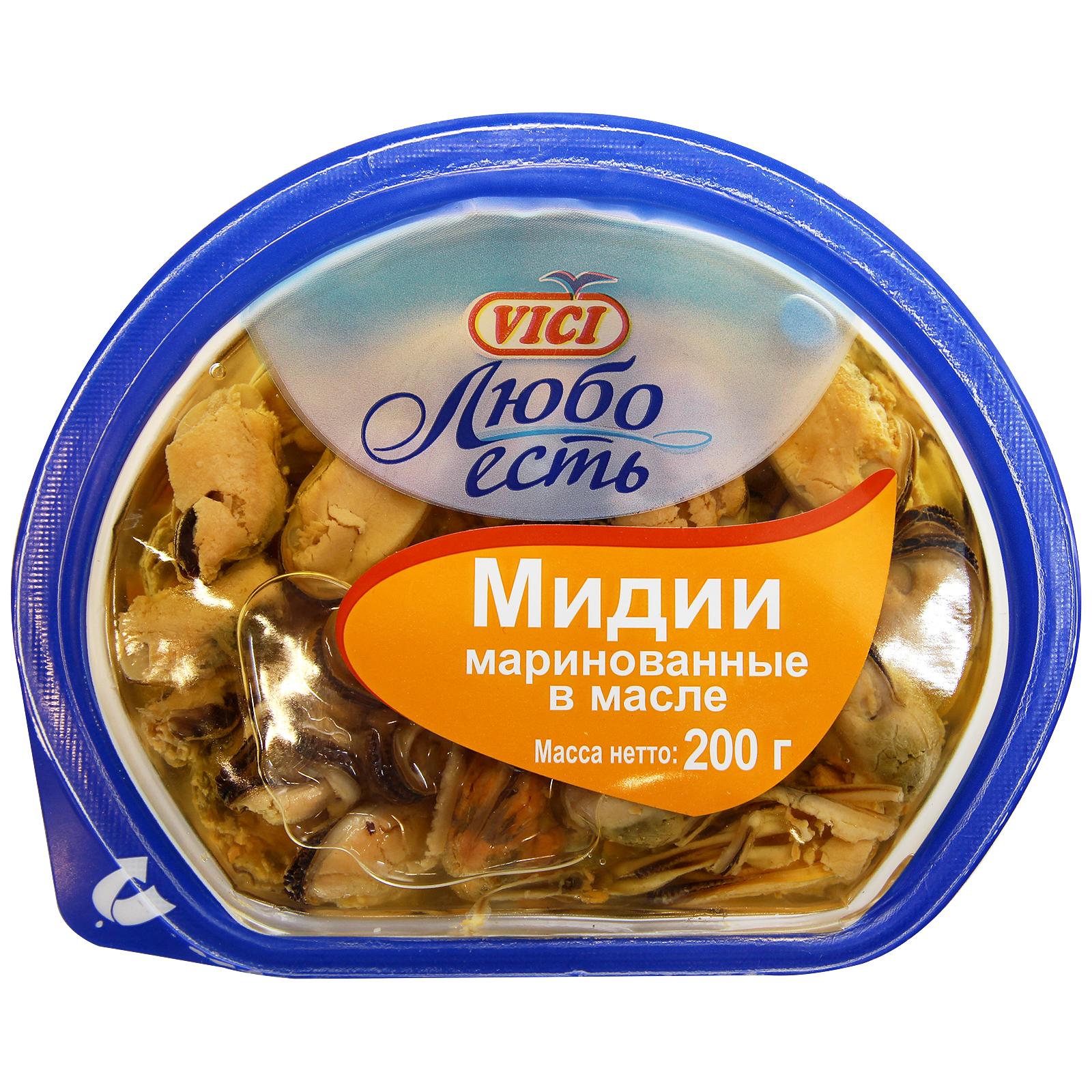 Мидии маринованные в масле Vici 200 гр