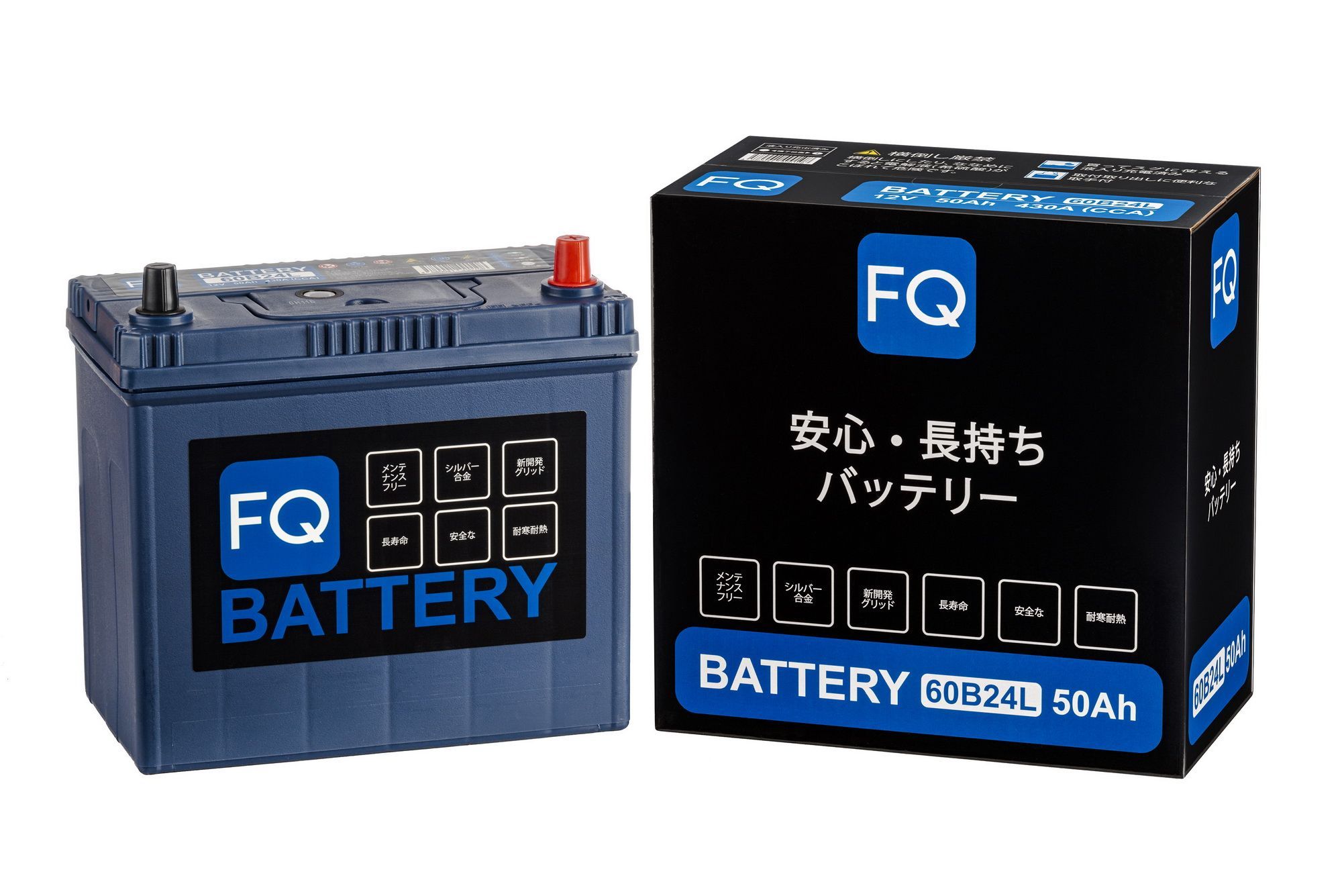 

Fq Аккумуляторная Батарея Blue Energy 60B24L 50Ah 430A 235X127X200 Полярность L-Обратная J