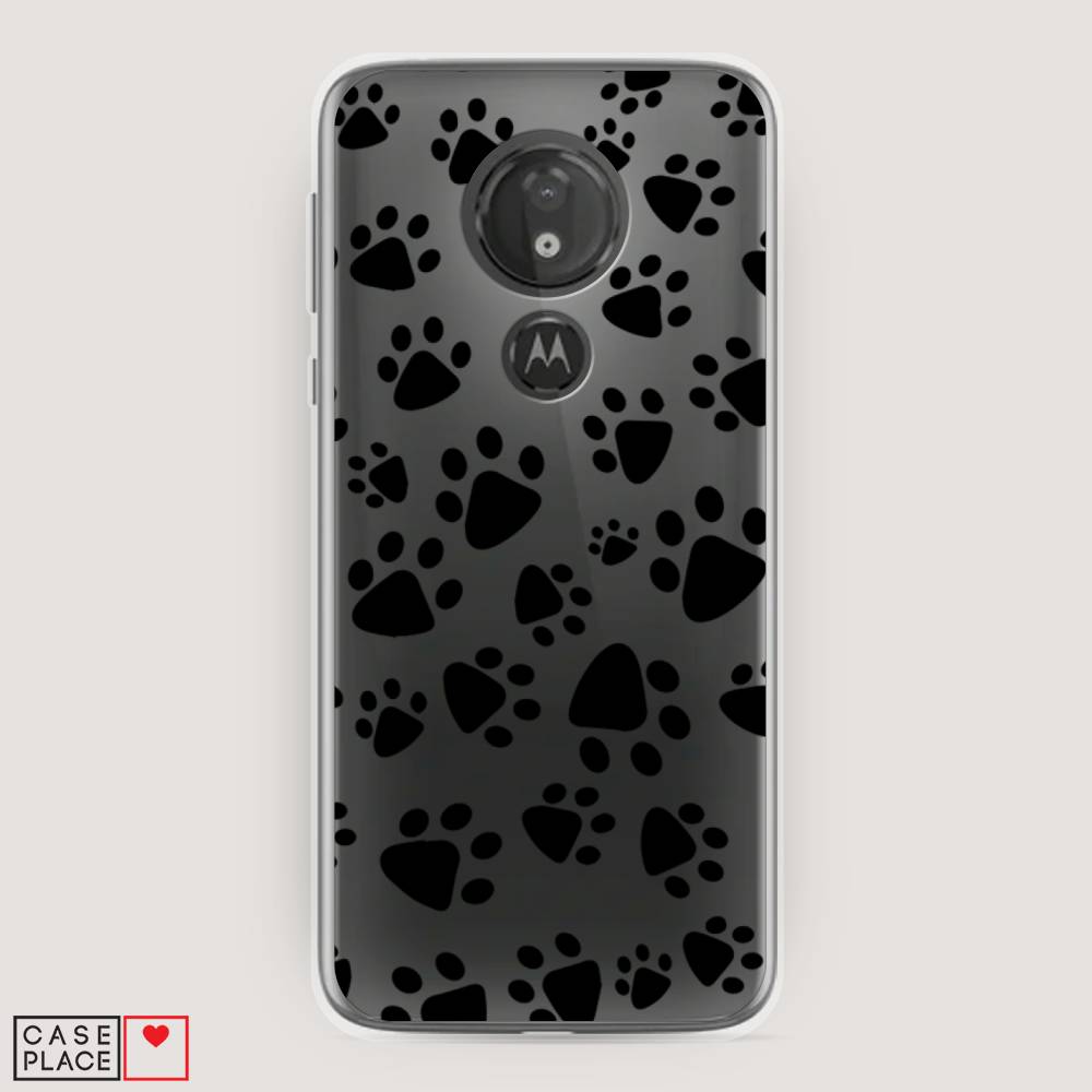 

Чехол Awog на Motorola Moto G7 Power / Моторола Мото G7 Power "Лапки черные", Разноцветный, 241350-2