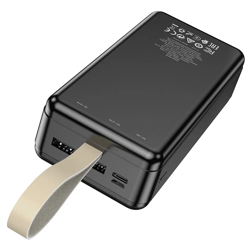 

Внешний аккумулятор Hoco J91B 2хUSB/Type-C/Micro-USB 30000mAh черный
