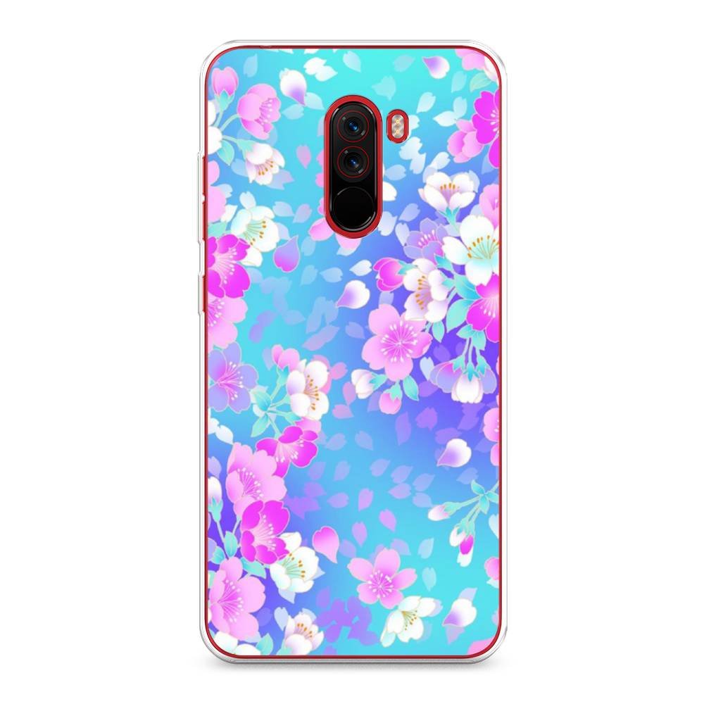 

Чехол Awog на Xiaomi Pocophone F1 "Яблоневые цветы", Разноцветный, 34450-8