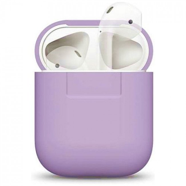 

Чехол Silicone Case для AirPods силиконовый (лиловый)