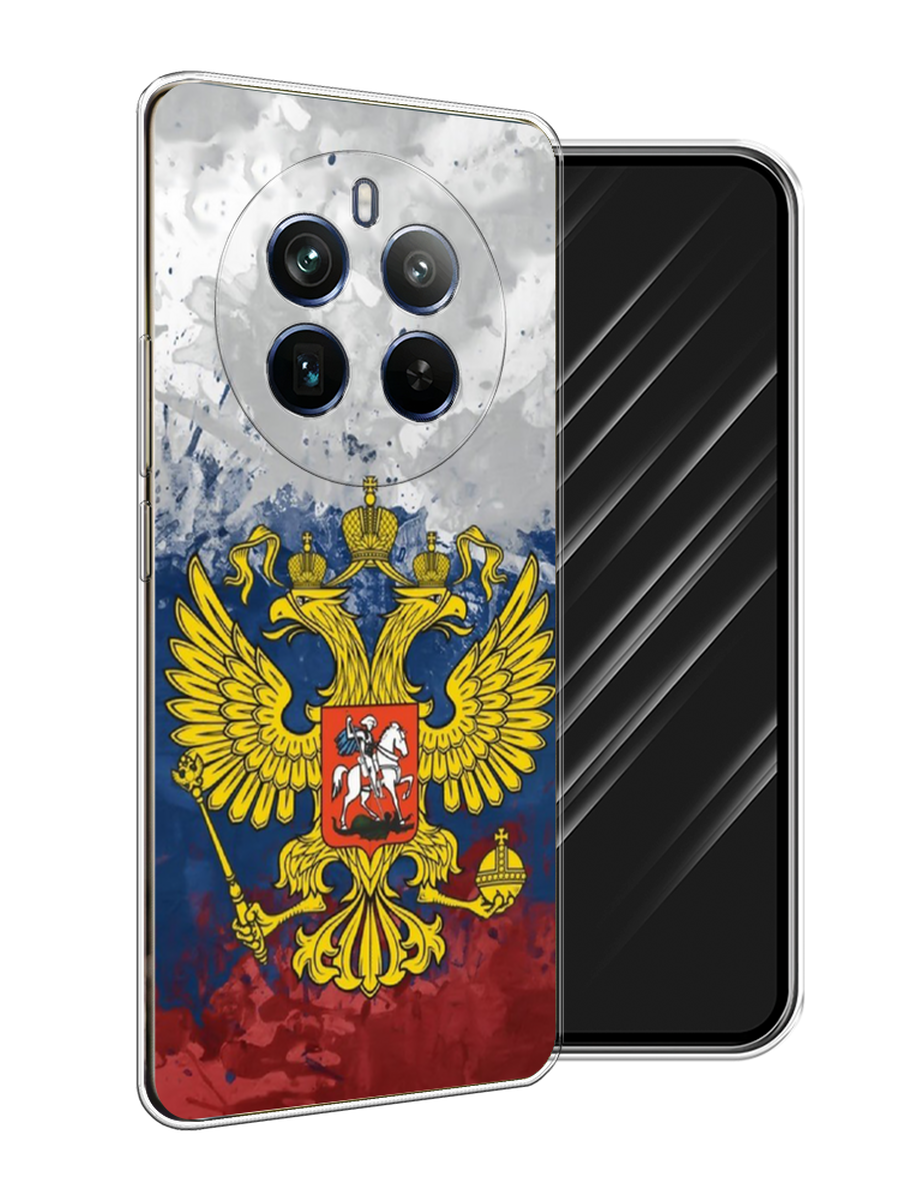 

Чехол Awog на Realme 12+ "РФ", Белый;синий;красный, 2516350-1