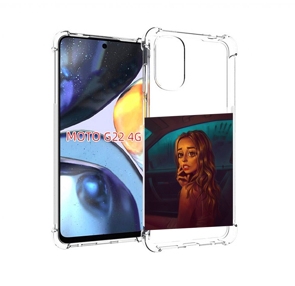 

Чехол MyPads пуп-невесты женский для Motorola Moto G22 4G, Прозрачный, Tocco