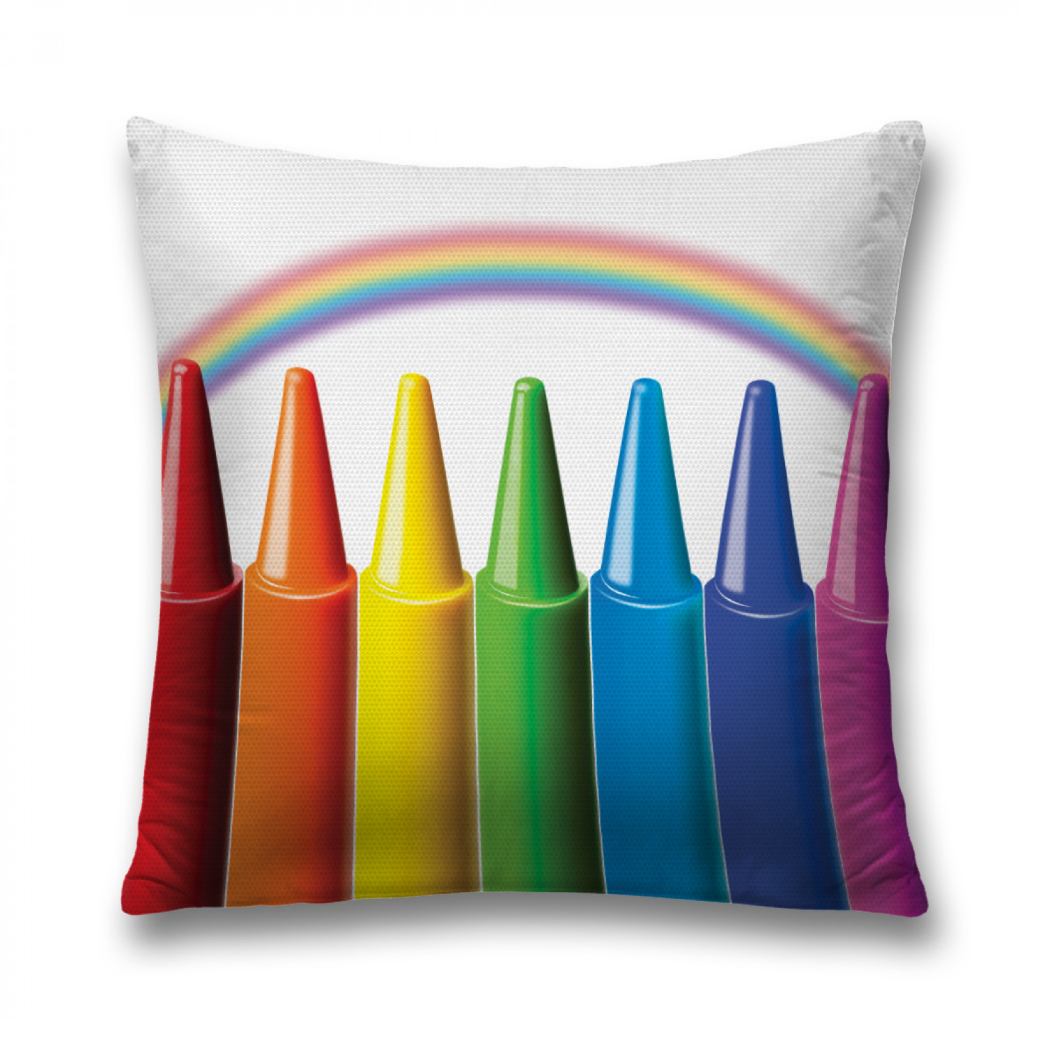 

Наволочка декоративная JoyArty "Карандаши из воска" на молнии, 45x45 см, Карандаши из воска