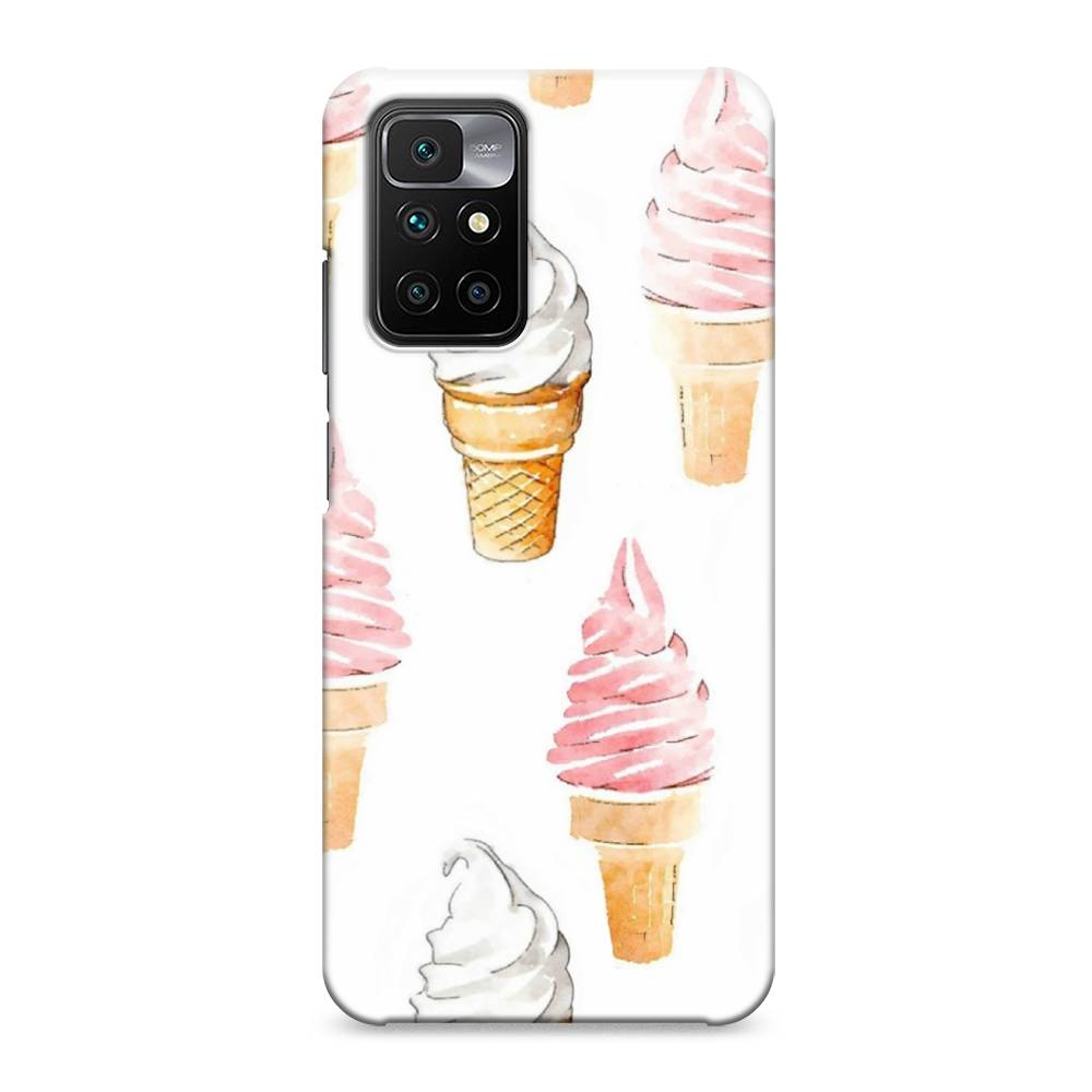 

Пластиковый чехол "Нарисованное мороженое" на Xiaomi Redmi 10, 311320-7