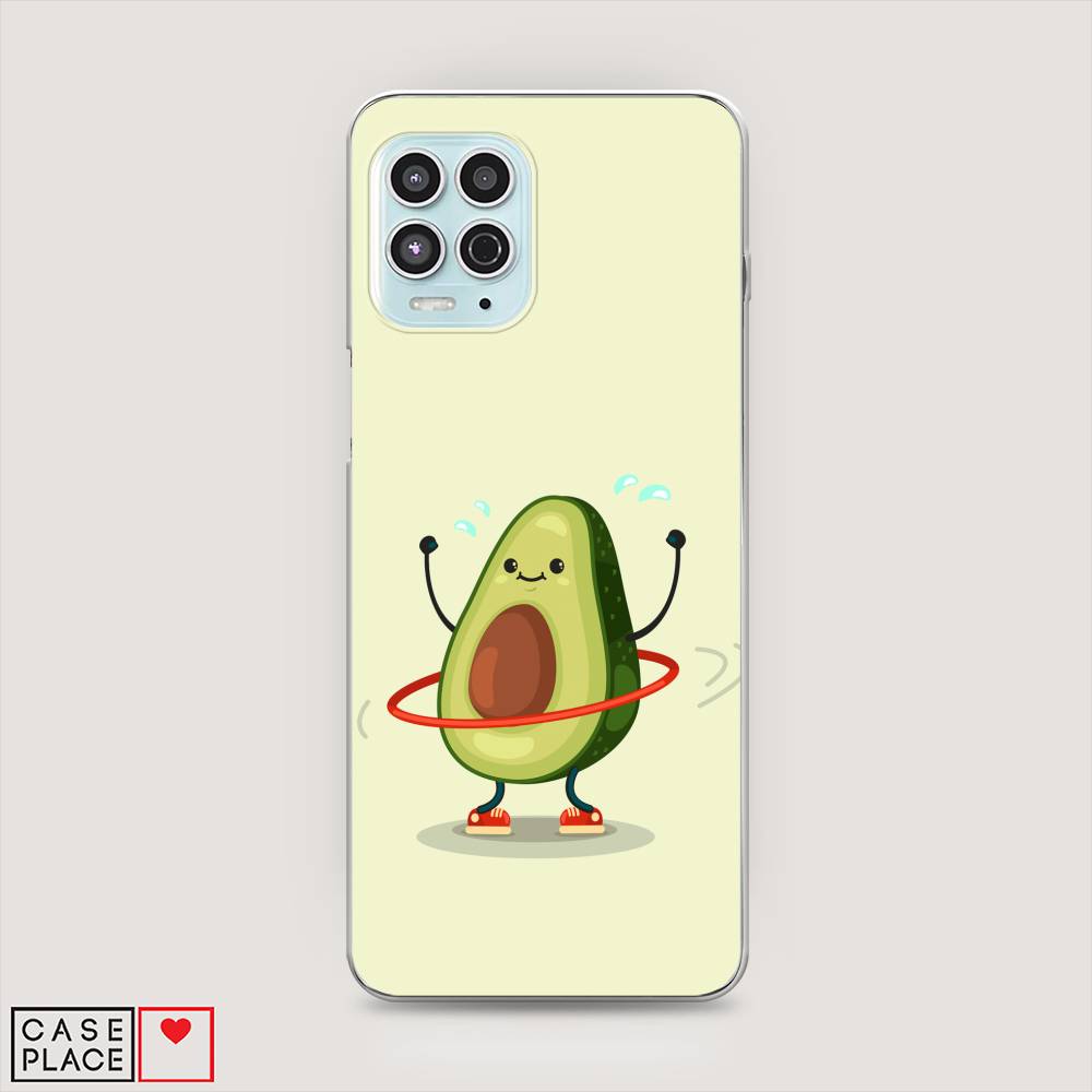 

Чехол Awog на Motorola Moto G100 "Авокадо с обручем", Разноцветный, 241650-10