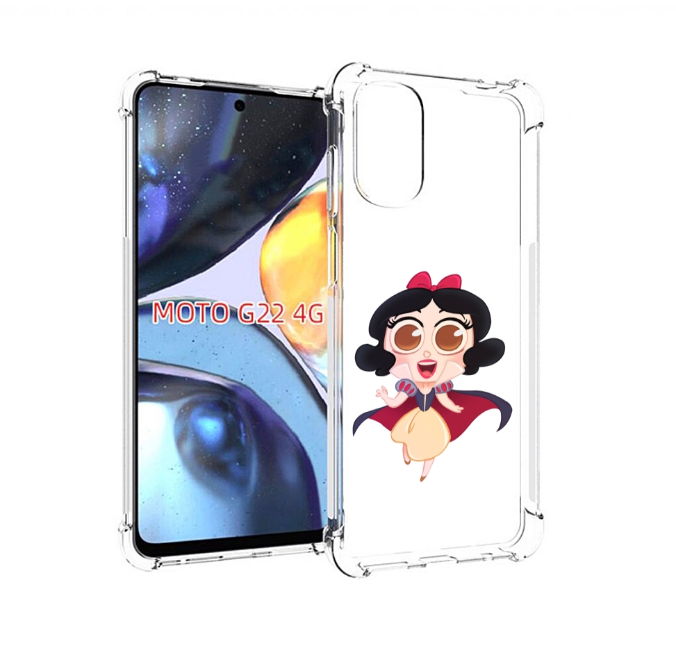 

Чехол MyPads принцеска-нарисованная женский для Motorola Moto G22 4G, Прозрачный, Tocco