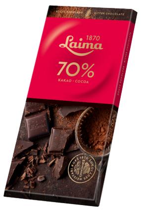

Шоколад Laima горький 70% какао 100 г