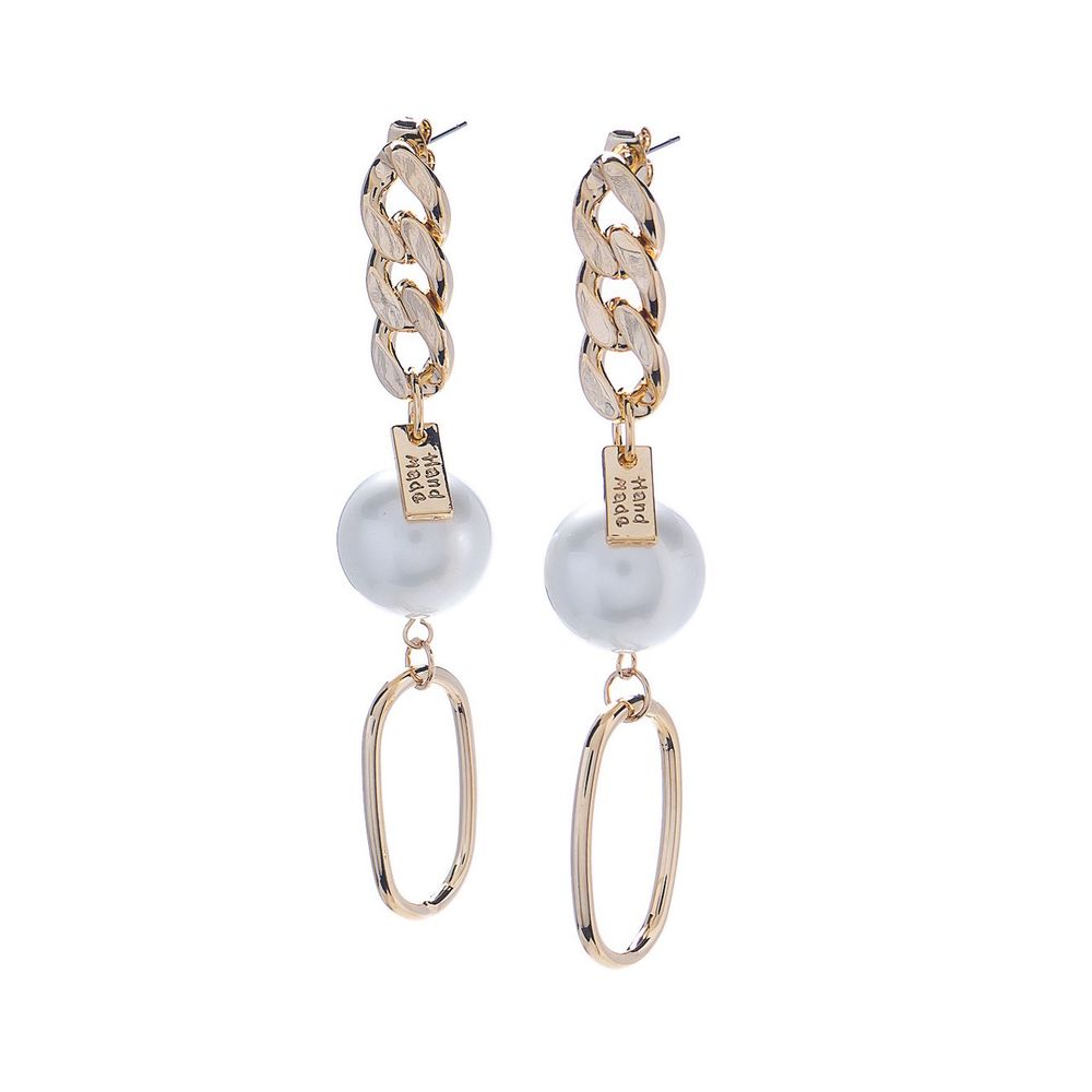 

Серьги из бижутерного сплава с жемчугом Moon Paris Bohemia, Bohemia