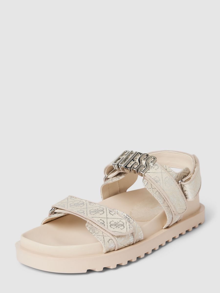 

Сандалии женские Guess FL6FBSFAL03 бежевые 38 EU, Бежевый, FL6FBSFAL03